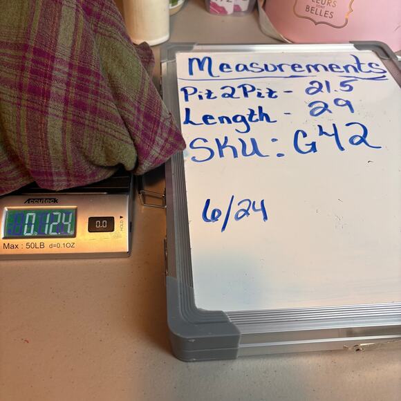 BDG Urban Outfitters Lachlan Oversized Flannel Plaid Button Up Small - Picture 7 of 7